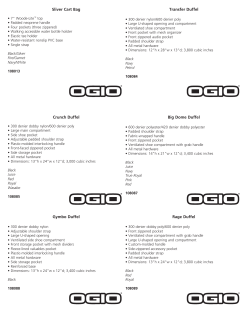 Crunch Duffel Big Dome Duffel