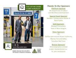 John Logan - Ladder Safety - Safety Services Nova Scotia