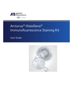 Arcturus&reg; HistoGene&reg; Immunofluorescence Staining Kit User Guide