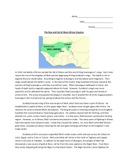 The Rise and Fall of West African Empires