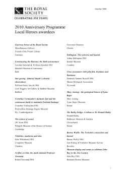 Local Heroes awardees - basic information