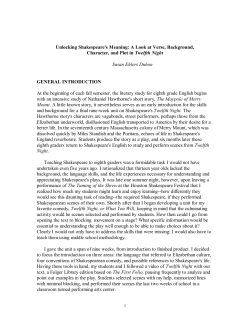 Unlocking Shakespeare`s Meaning