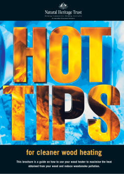 Hot tips for cleaner wood heating