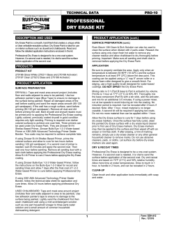 professional dry erase kit - Rust