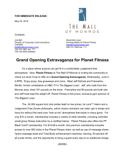 Grand Opening Extravaganza for Planet Fitness