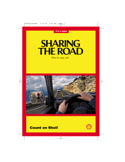 sharing the road - First Class Driving School