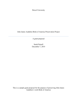 John James Audubon Birds of America Preservation Project