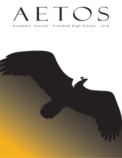 Academic Journal - Freedom High School - 2016