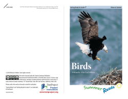SummerReads&trade; Birds - Danbury Public Schools