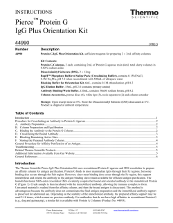 Pierce Protein G IgG Plus Orientation Kit