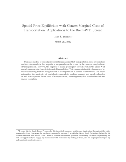 Spatial Price Equilibrium with Convex Marginal Costs of