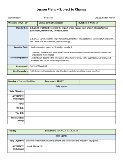 Lesson Plans &ndash; Subject to Change