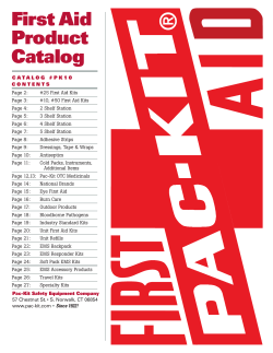 Pac-Kit First Aid