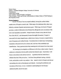 Classics - University of Arkansas