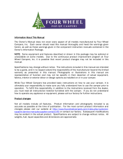 The Owner`s Manual does not cover every aspect of all