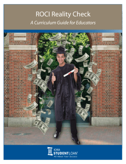 ROCI Reality Check - Iowa Student Loan