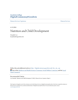 Nutrition and Child Development