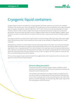 Cryogenic liquid containers - Air Products and Chemicals, Inc.