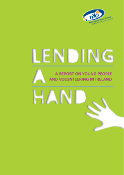 A Report on Young People and Volunteering