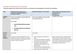 Primary immunodeficiency diseases with