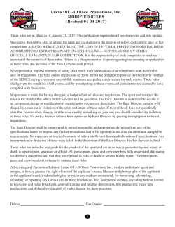 Rule Book - Lucas Oil Modifieds