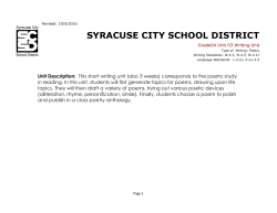 Unit 03 Writing Template - The Syracuse City School District