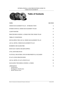 Table of Contents