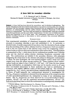 A force field for secondary chlorides - Deep Blue