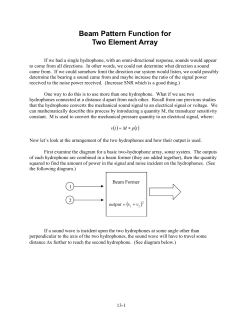 Beam Pattern Function for Two Element Array