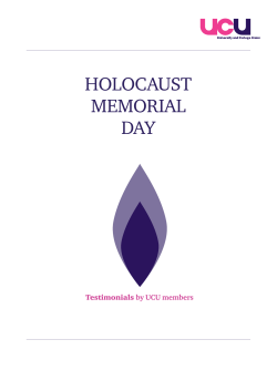 Holocaust Memorial Day