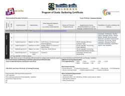 Barbering Certificate - Trinidad State Junior College