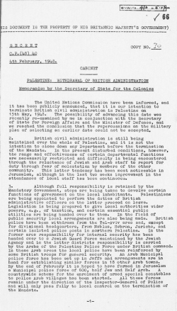 IIS DOCUMENT IS THE PROPERTY OP HIS BRITANNIC