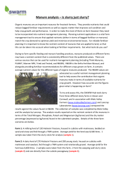 Manure analysis &ndash; is slurry just slurry?
