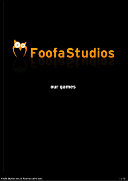 Foofa Studios snc di Fabio casale e soci 1 /13