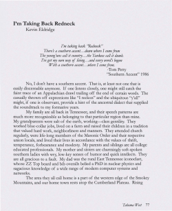 I`m Taking Back Redneck - UW Tacoma Digital Commons