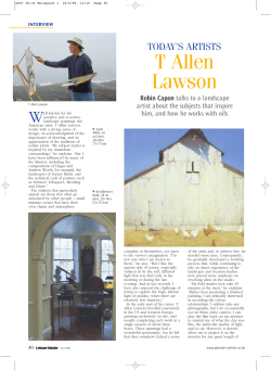 TODAY`S ARTISTS T Allen Lawson