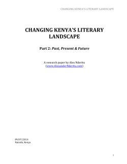 changing kenya`s literary
