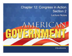 Chapter 12: Congress in Action Section 2