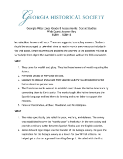 8th-Grade Web Quest Answer Key for Teachers