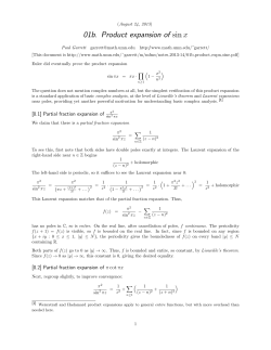 proof of product expansion of sine - Math-UMN