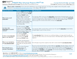 P700ADT Blue Advantage Platinum PPOSM 010