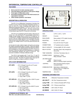 Product Datasheet - Atkinson Electronics Inc