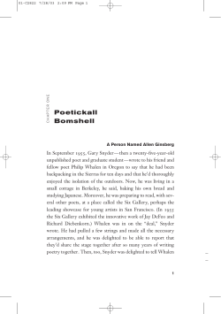 Poetickall Bomshell - University of California Press