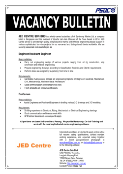 Engineer/Assistant Engineer Draftsman