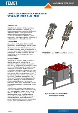 Ground Shock Isolator VTV2G-35-200