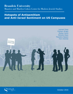 Hotspots of antisemitism and anti
