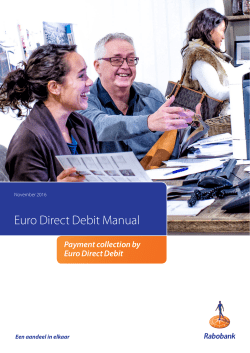 Euro Direct Debit Manual