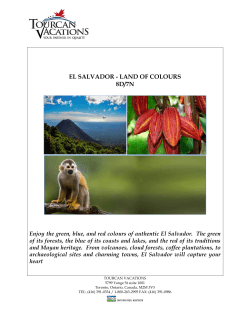 el salvador - land of colours 8d/7n