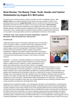 Book Review: The Beauty Trade: Youth, Gender and Fashion