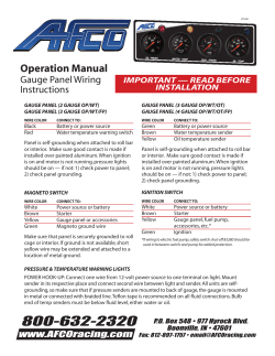 LIT-851 Gauge Panel Wiring Instr.indd